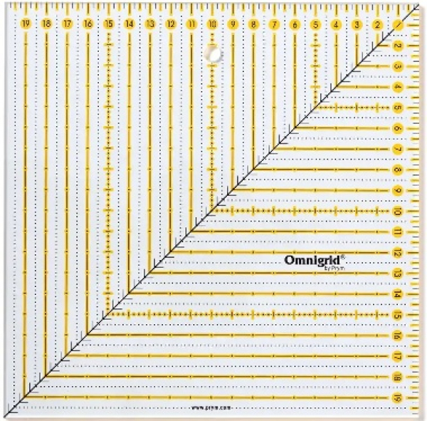 Patchwork-Lineal Square 20 x 20 cm, Omnigrid